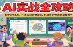 AI实战全攻略,包含GPT系列、Midjourney全流程、Stable Diffusion深度教学