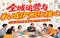 全域运营与私域IP孵化核心,AIGC时代的高效运营SOP解决方案