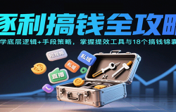 逐利搞钱全攻略:学底层逻辑+手段策略,掌握提效工具与18个搞钱锦囊(更新1