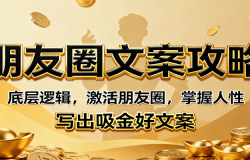 朋友圈文案攻略:底层逻辑,激活朋友圈,掌握人性,写出吸金好文案
