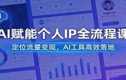 AI赋能个人IP全流程课:定位流量变现,AI工具高效落地