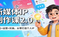 新媒体IP创作课2.0:定位+运营+实操,从零打造个人IP