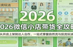 2026΢��С�����ȫ���ԣ��ӿ����ϼܵ����˺�����һվʽ������Ȼ����Ͷ����