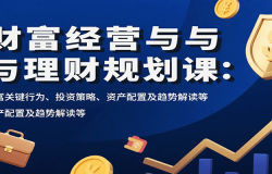 财富经营与理财规划课:财富关键行为、投资策略、资产配置及趋势解读等