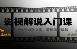 影视解说入门课,千万级作品爆款文案,剪辑思路详解
