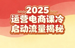 2025小红书运营电商课:新手实战+冷启动+流量揭秘