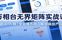 ����̨�޽����ʵս�Σ��ؼ���+��Ⱥ+ȫվ�Ʋ��֣�������Ͷ���淨